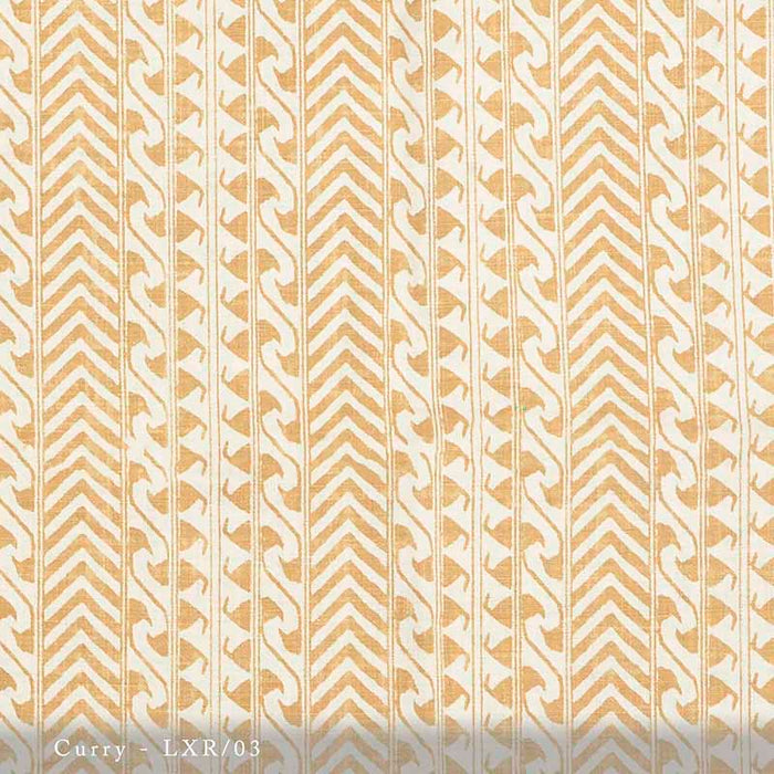 Lisa Fine Luxor Curry Fabric Sample LXR-03