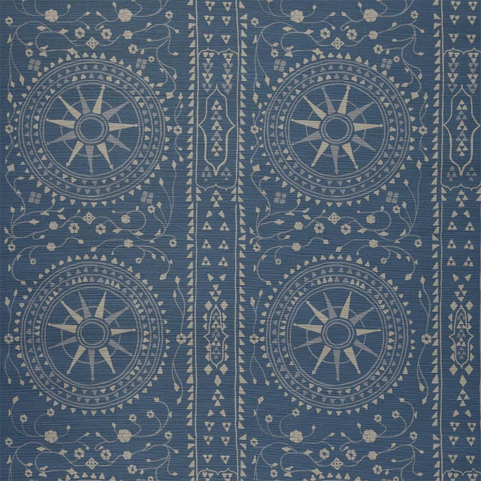 Peter Dunham Leila Grasscloth Blue Wallpaper Sample 151LEG06