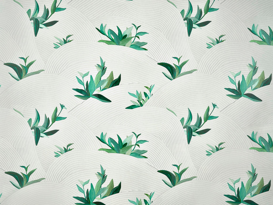 Pierre Frey Salinas Verde Agave Wallpaper Sample FP961001