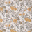 Braquenie Cerizay Ocre Fabric B7689001