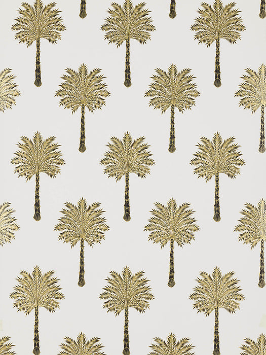 Pierre Frey Les Palmiers Or Wallpaper Sample FP755002