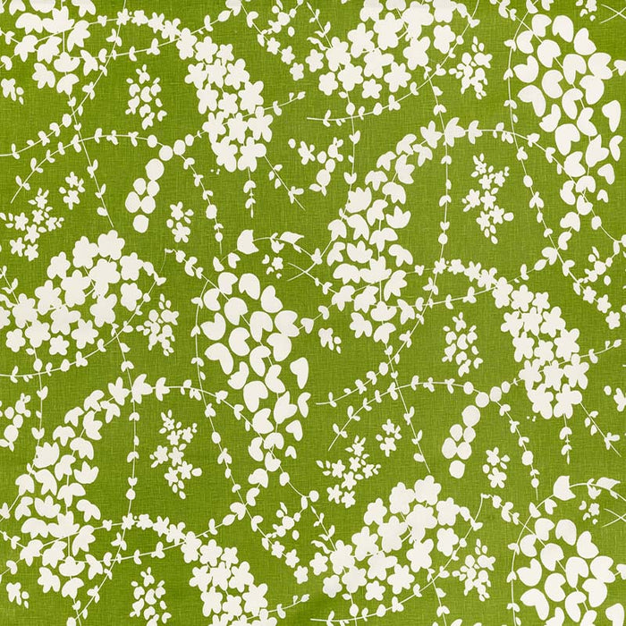 China Seas Lysette Reverse Moss Green Fabric 4101-107WL