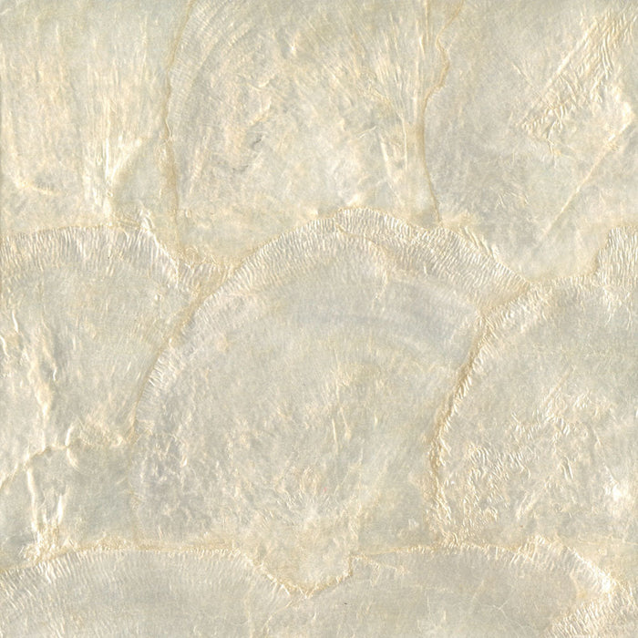 Maya Romanoff Mother of Pearl Aphrodite Oyster Wallpaper Sample MR-MA-11