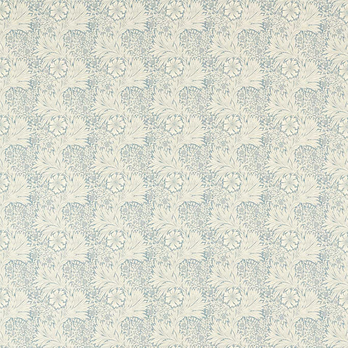 Morris & Co Marigold Mineral Blue Fabric MAMB227102