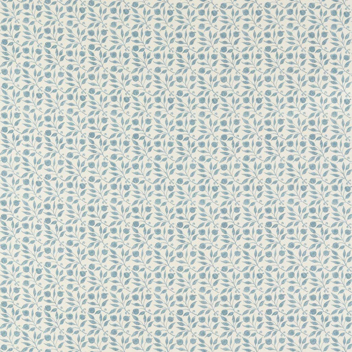 Morris & Co Rosehip Mineral Blue Fabric MAMB227108