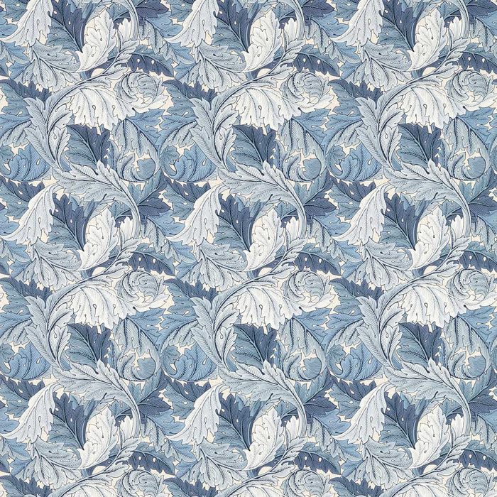 Morris & Co Acanthus Indigo Fabric MAMB227115