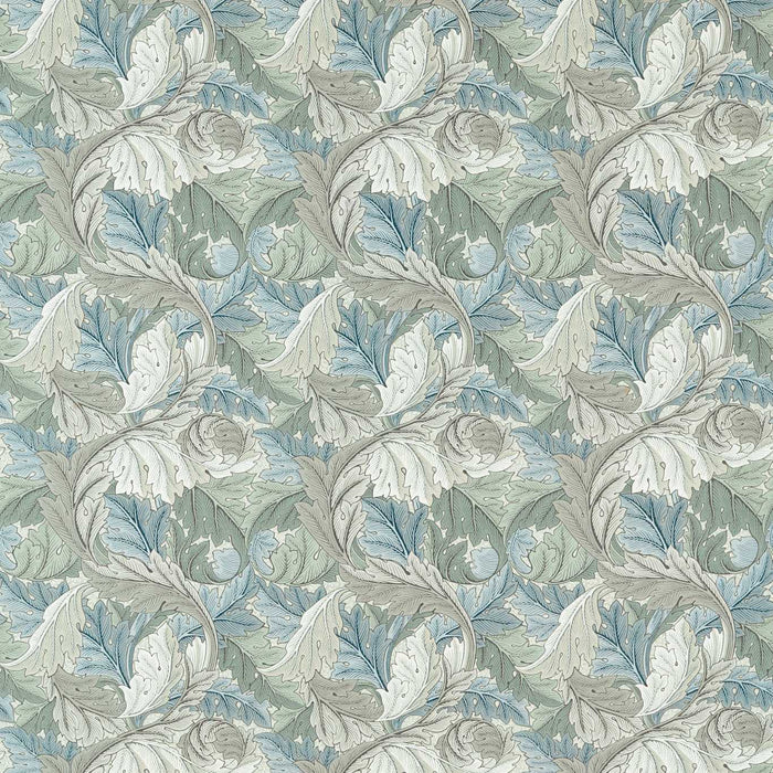 Morris & Co Acanthus Mineral Blue/Linen Fabric Sample MAMB227116