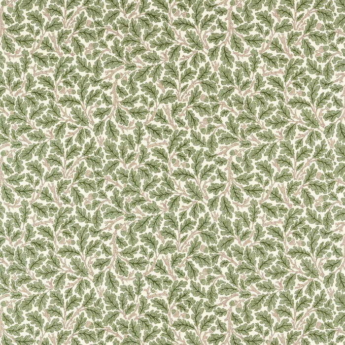 Morris & Co Oak Sage Green Fabric MAMB227121