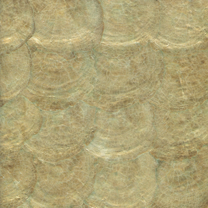 Maya Romanoff Flexi Mother of Pearl Aphrodite Patina Abalone Wallpaper Sample MR-MAS-27