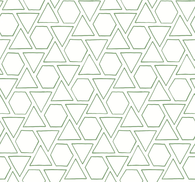 Seabrook Designs Sun Shapes Greenery Wallpaper Sample MB30104