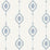 Seabrook Designs Sand Dollar Stripe Coastal Blue Wallpaper Sample MB30512