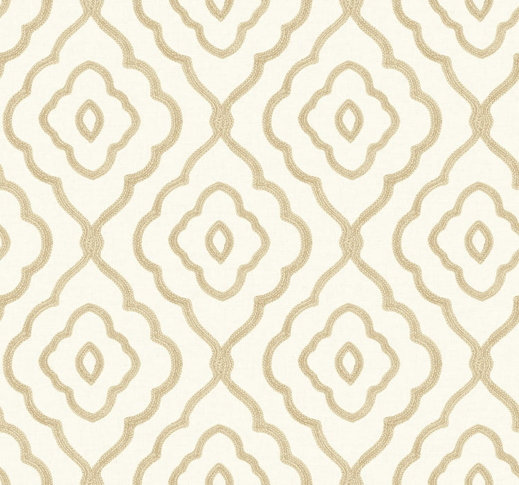 Seabrook Designs Seaside Ogee Sand Dunes Wallpaper MB30903