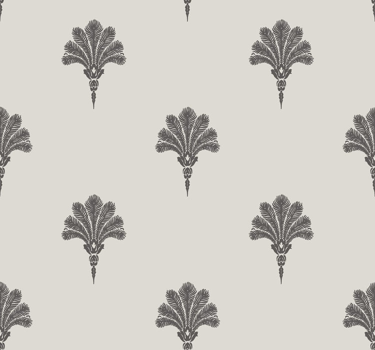 Seabrook Designs Summer Fan Black Sands Wallpaper Sample MB31600