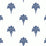 Seabrook Designs Summer Fan Coastal Blue Wallpaper Sample MB31602