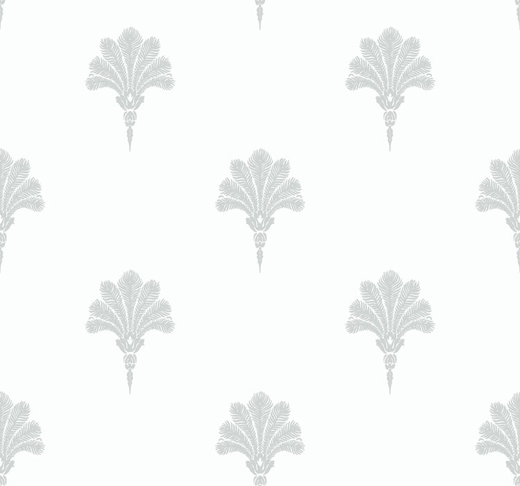 Seabrook Designs Summer Fan Daydream Gray Wallpaper MB31617