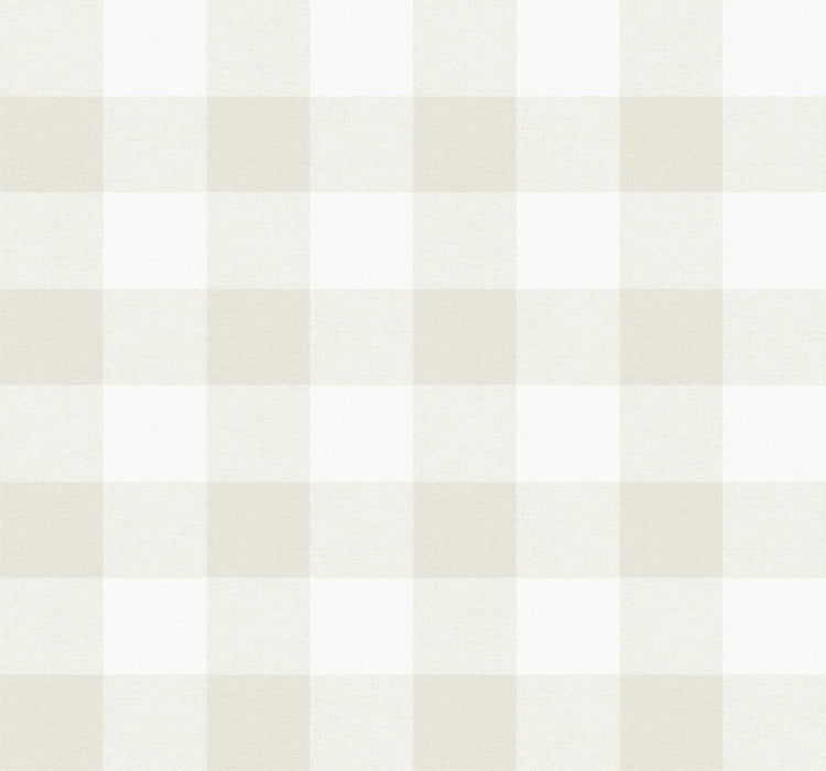 Seabrook Designs Picnic Plaid Sand Dunes Wallpaper Sample MB31905