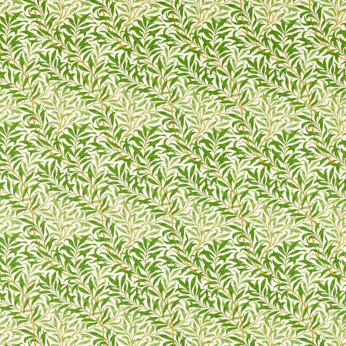 Morris & Co Willow Bough Leaf Green 226978 Fabric Sample MCOP226978