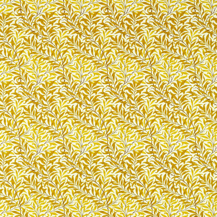 Morris & Co Willow Bough Summer Yellow 226979 Fabric Sample MCOP226979