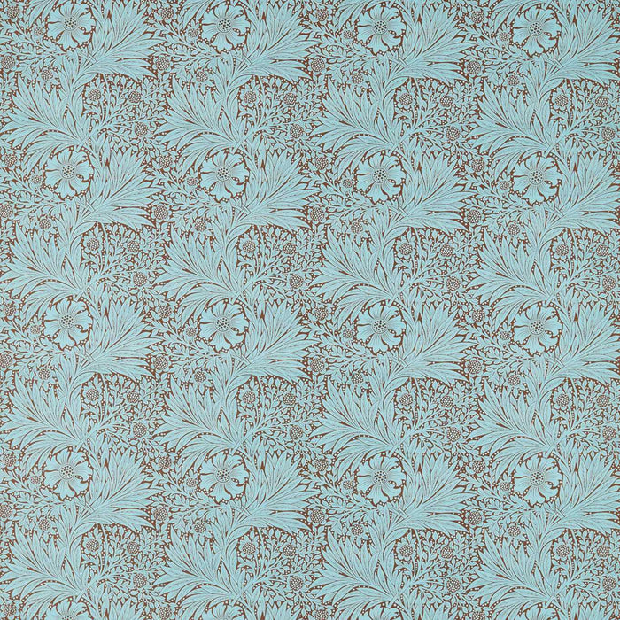 Morris & Co Marigold Sky/Chocolate 226980 Fabric Sample MCOP226980