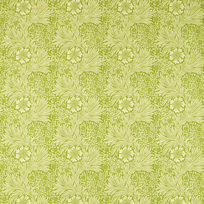 Morris & Co Marigold Cream/Sap Green 226982 Fabric Sample MCOP226982