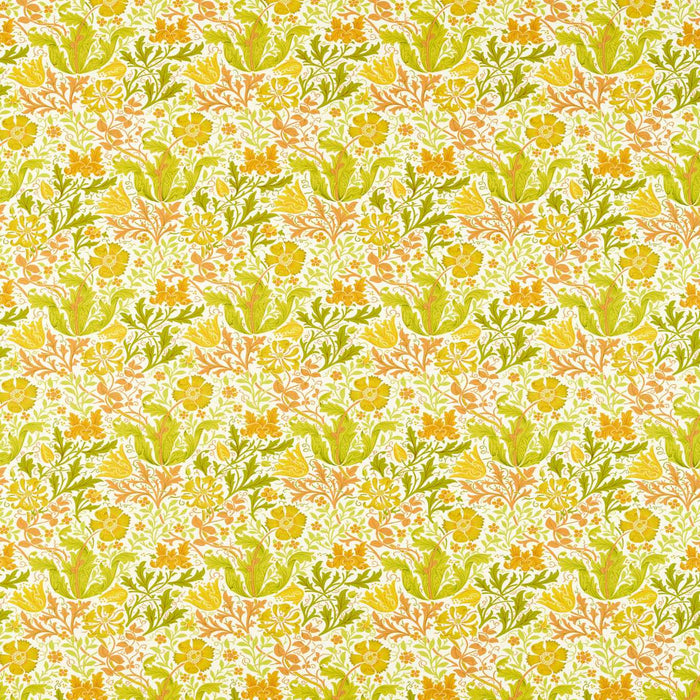 Morris & Co Compton Summer Yellow 226989 Fabric Sample MCOP226989