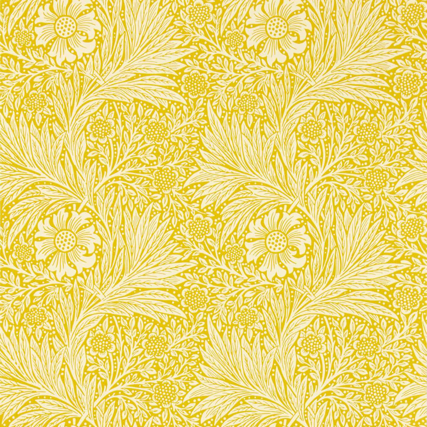 Morris & Co Marigold Yellow 217091 Wallpaper Sample MCOW217091