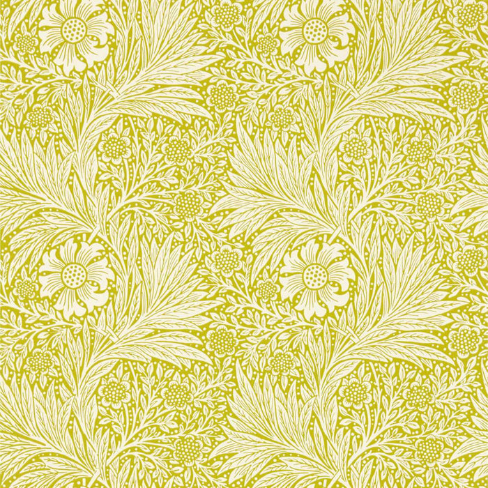 Morris & Co Marigold Chartreuse 217092 Wallpaper Sample MCOW217092