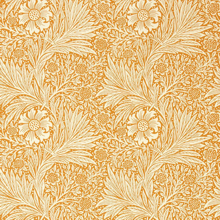 Morris & Co Marigold Orange 217093 Wallpaper Sample MCOW217093