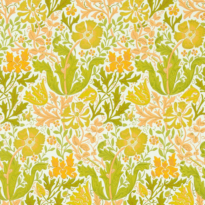 Morris & Co Compton Summer Yellow 217099 Wallpaper Sample MCOW217099