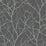 York Trees Silhouette Charcoal & Silver Wallpaper MD7125