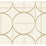 York Sun Circles Cream & Gold Wallpaper MD7202