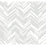 York Polished Chevron White & Silver Wallpaper MD7223