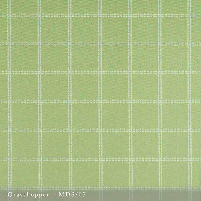 Lisa Fine Madras - Performance Grasshopper Fabric Sample MDS-07