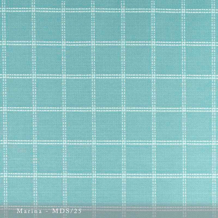 Lisa Fine Madras - Performance Marina Fabric Sample MDS-25