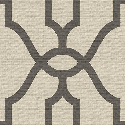 Magnolia Home On Khaki Woven Trellis Charcoal Wallpaper ME1551