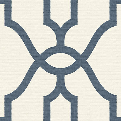 Magnolia Home Woven Trellis Federal Blue Wallpaper ME1552