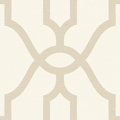 Magnolia Home Woven Trellis Beige Wallpaper ME1554