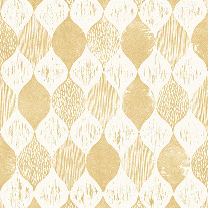 Magnolia Home Woodblock Yellow Wallpaper ME1566