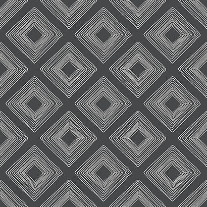 Magnolia Home Diamond Sketch White & Black Wallpaper ME1576