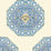 Home Couture Medallion Celeste Blue Wallpaper HC1700W-01WP