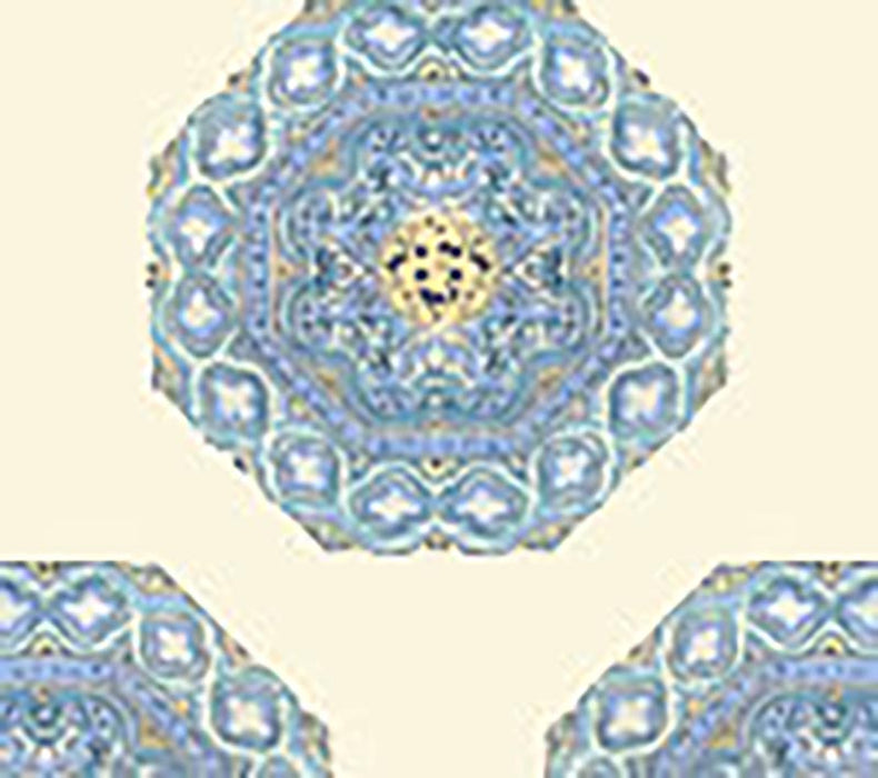 Home Couture Medallion Celeste Blue Wallpaper HC1700W-01WP