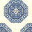 Home Couture Medallion Navy French Blue Wallpaper HC1700W-08WP