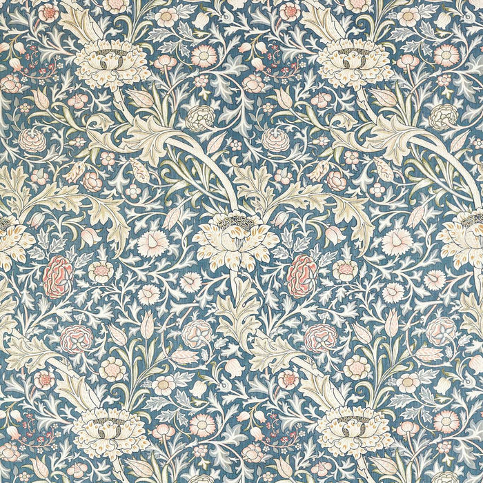 Morris & Co Trent Woad Blue Fabric MEWF227026