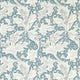 Morris & Co Wallflower Woad Blue Wallpaper MEWW217187