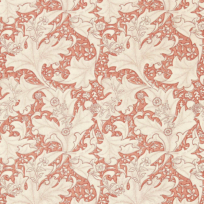 Morris & Co Wallflower Chrysanthemum Pink Wallpaper Sample MEWW217188