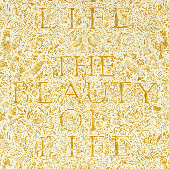 Morris & Co The Beauty of Life Sunflower Wallpaper Sample MEWW217191