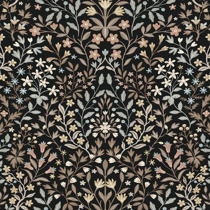 Magnolia Home Garden Terrace Black & Neutral Wallpaper MF4725