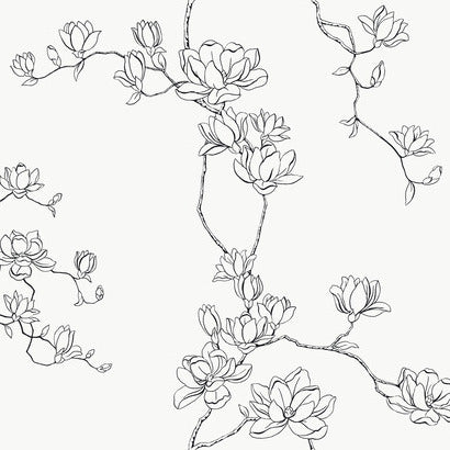 Magnolia Home Magnolia Branches Black Wallpaper MF4731