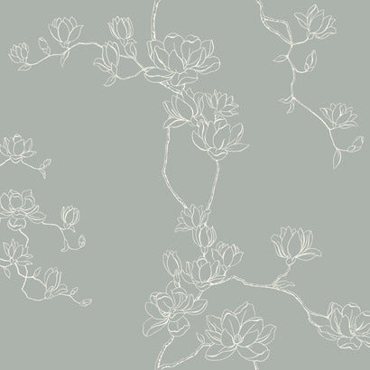 Magnolia Home Magnolia Branches Eucalyptus Wallpaper MF4734