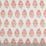 Lisa Fine Mughal Flower Coral Fabric Sample MGF-48